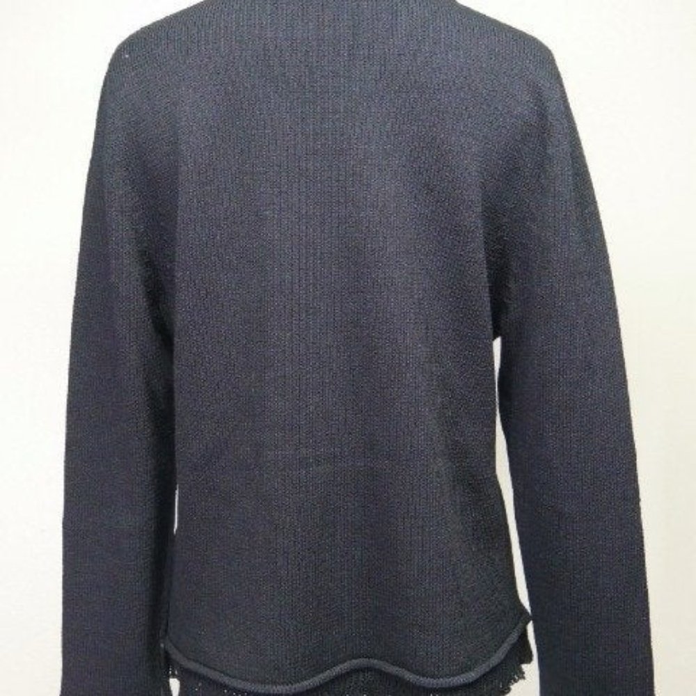 Baobei Black Wool Blend w/Lace Sweater - Picture 6 of 8